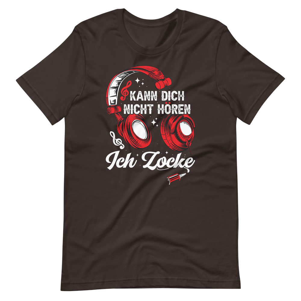 Kann dich nicht hören! ICH ZOCKE! T-Shirt für Gamer