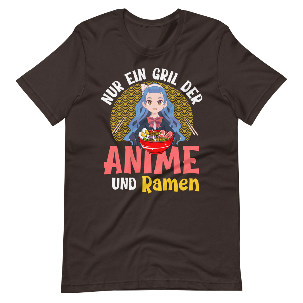 Anime und Ramen!! T-Shirt für wahre Anime-Liebhaber