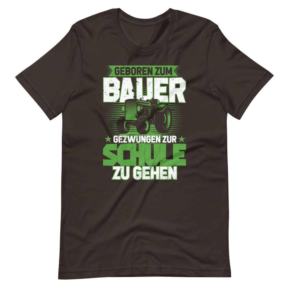 Geboren zum Bauer T-Shirt, witziges Bauernhof Shirt