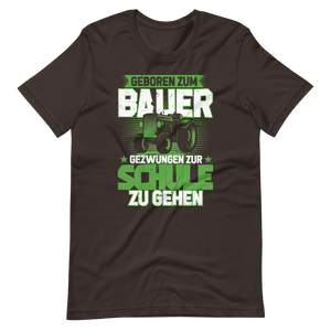 Geboren zum Bauer T-Shirt, witziges Bauernhof Shirt