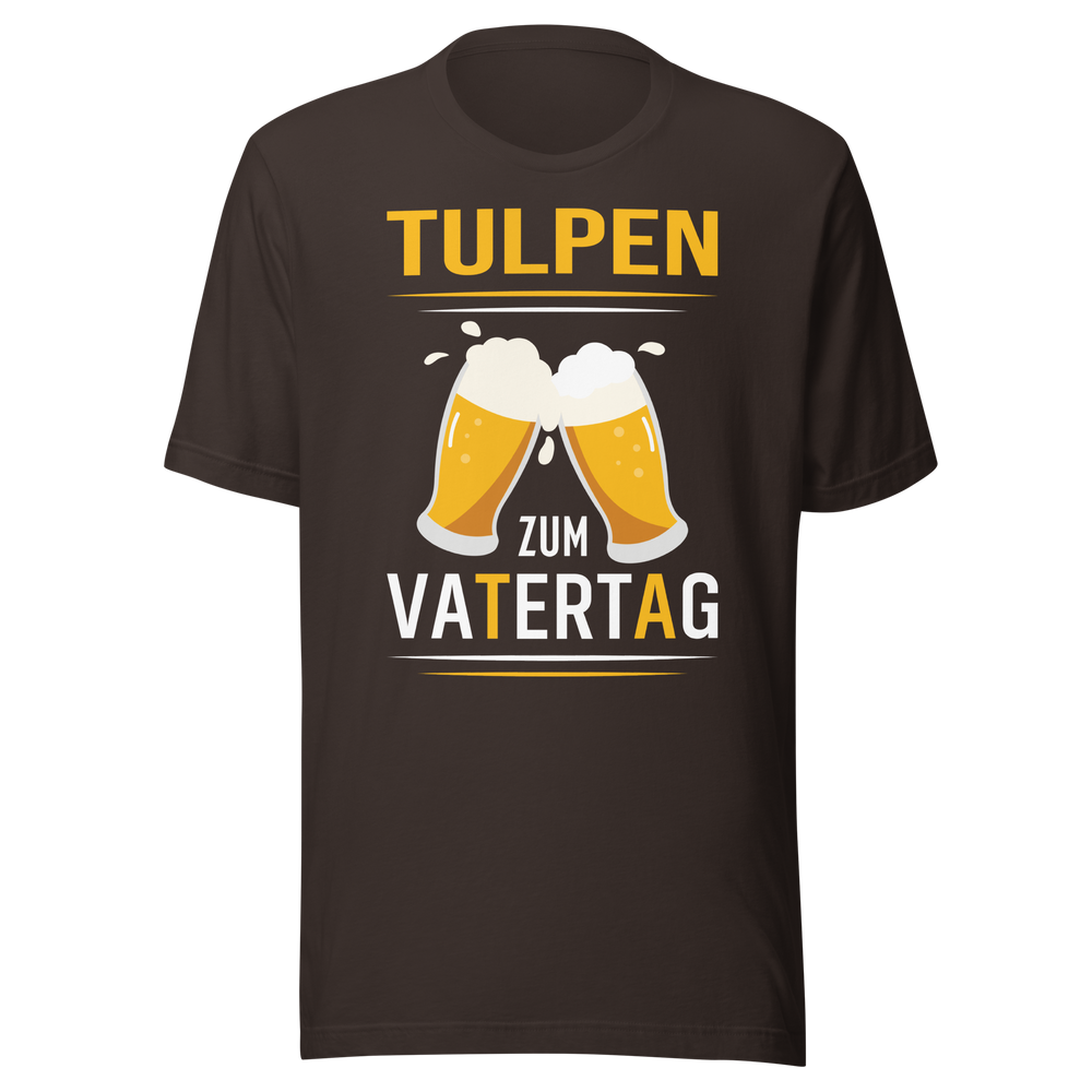 Tulpen zum Vatertag T-Shirt für Männer - Vatertagsgeschenk