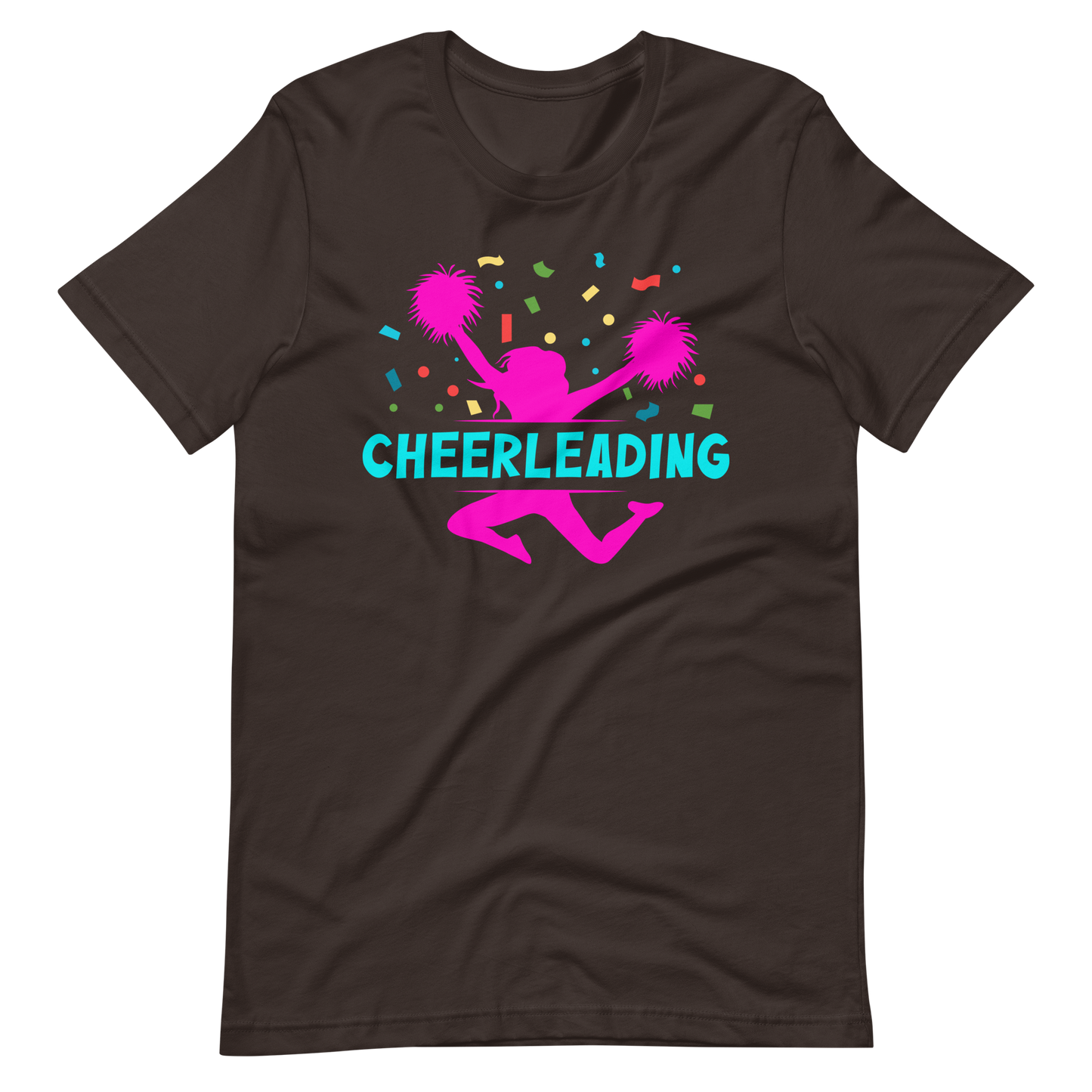 Cheerleading Pomms T-Shirt für Mädchen und Frauen