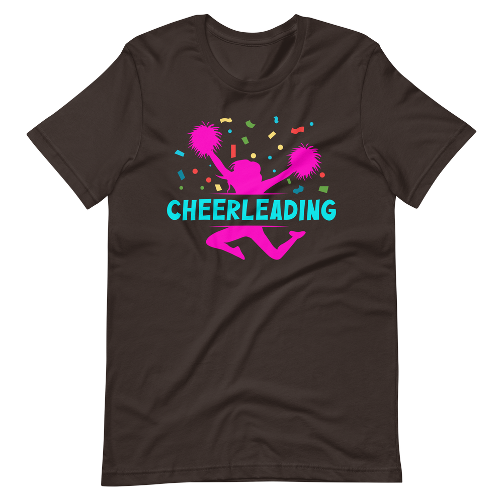 Cheerleading Pomms T-Shirt für Mädchen und Frauen
