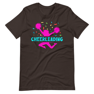 Cheerleading Pomms T-Shirt für Mädchen und Frauen