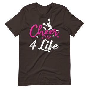 Cheer 4 Life! T-Shirt für Damen und Herren