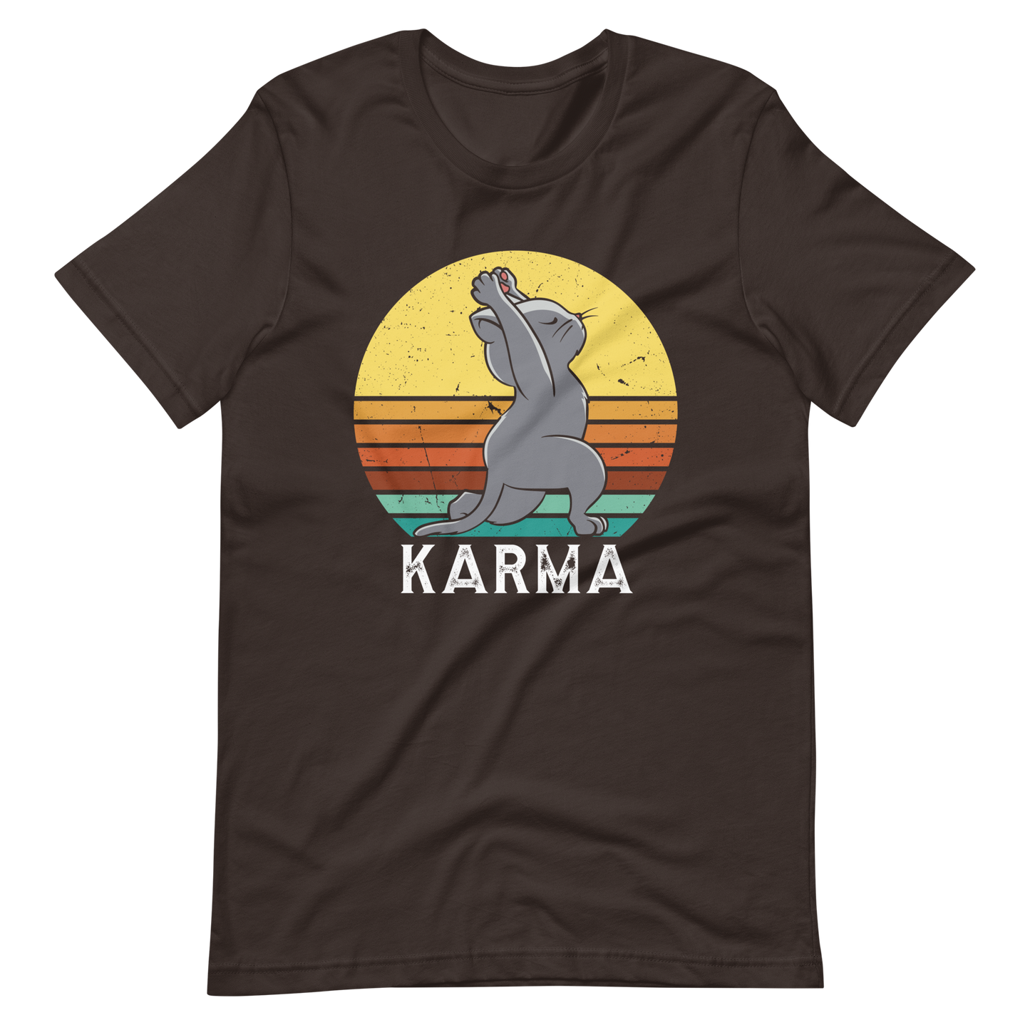 Karma CAT! T-Shirt | Lustiges Katzenmotiv