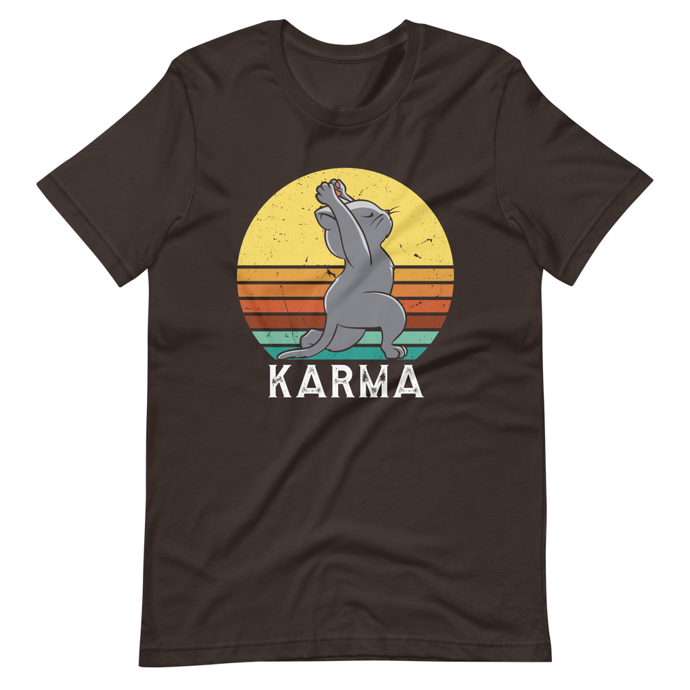 Karma CAT! T-Shirt | Lustiges Katzenmotiv