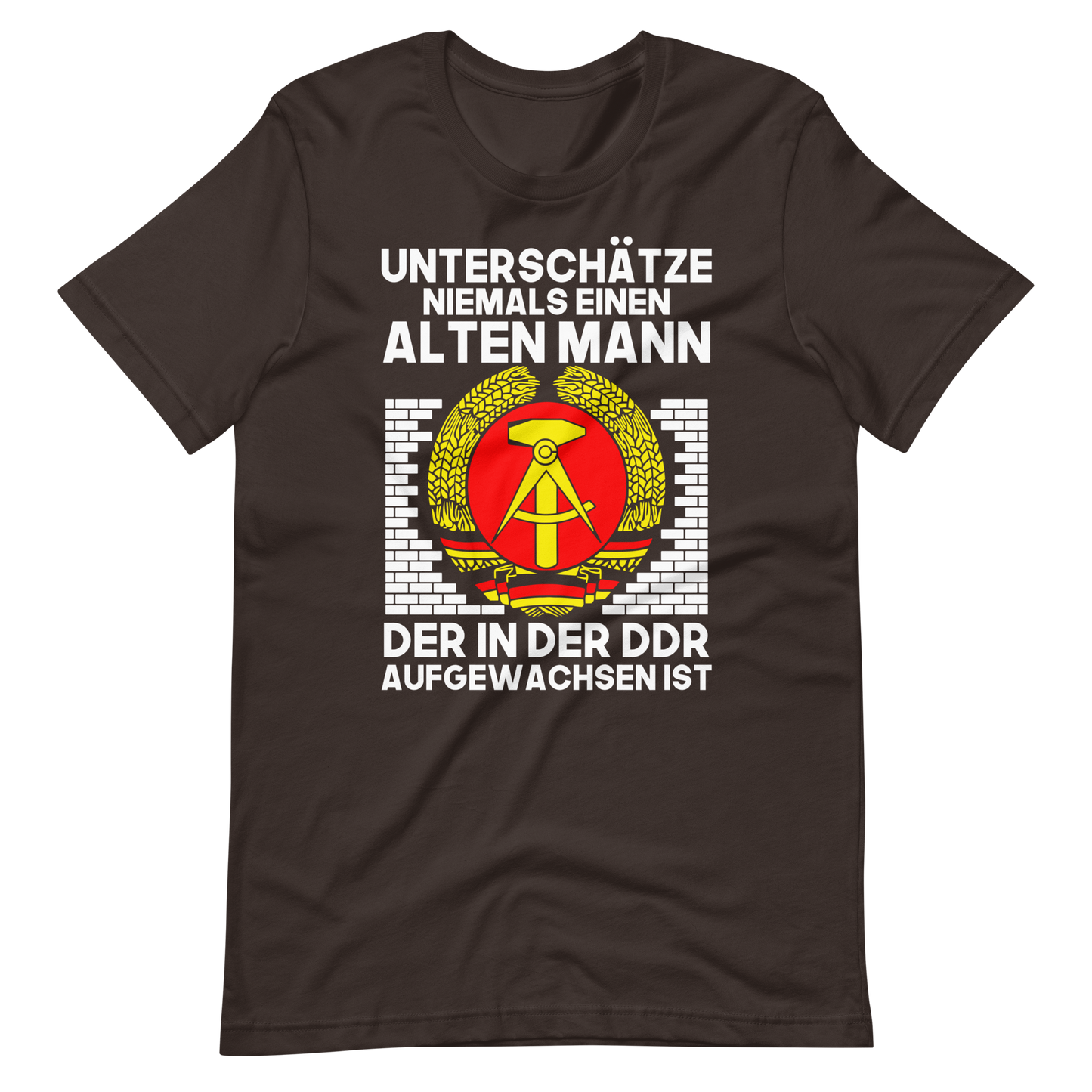 DDR Aufgewachsen T-Shirt - Ostalgie und Stolz vereint