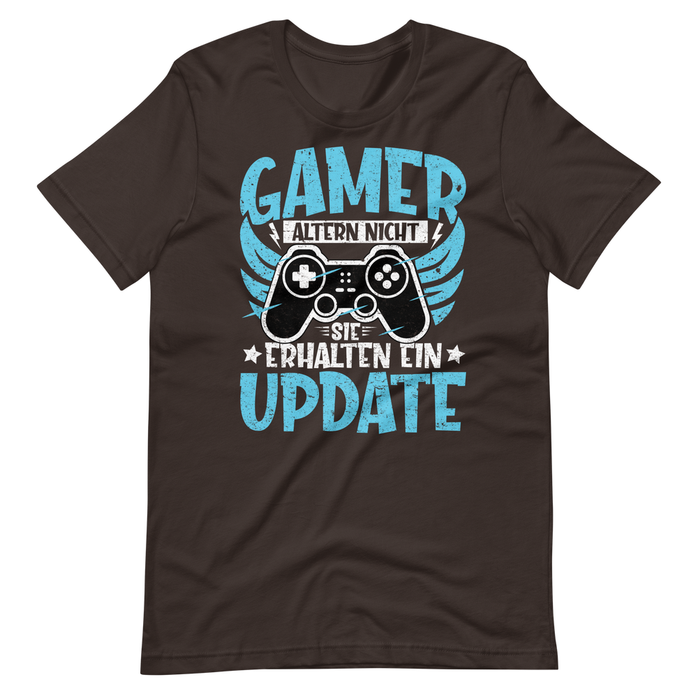 Gamer Altern Nicht, Sie Erhalten Ein Update - Gamer Shirt