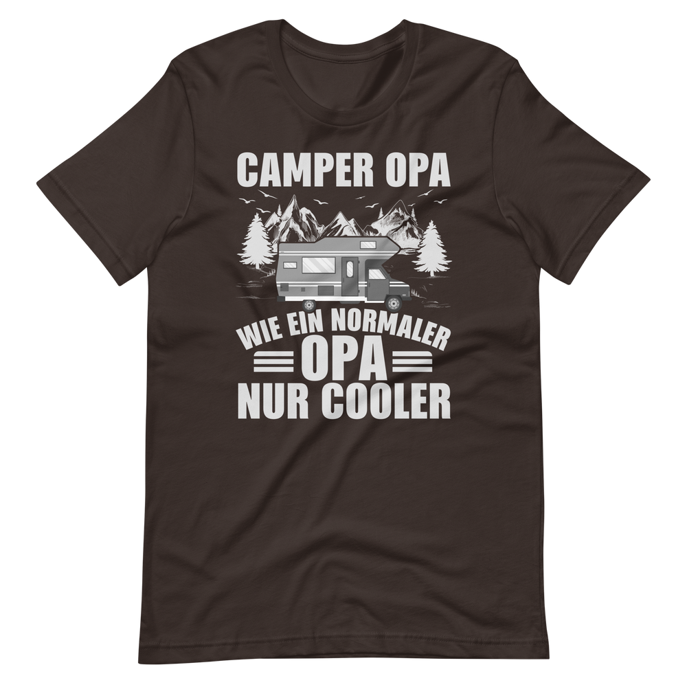 Camper Opa T-Shirt | Cooler Opa Camping Spruch Shirt