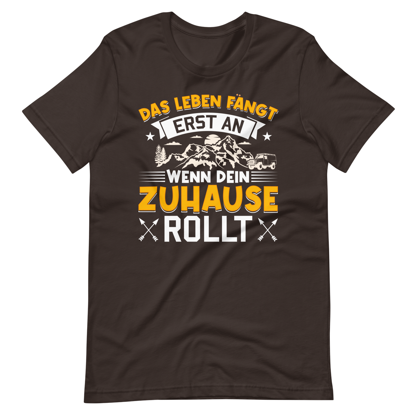 Abenteuerlustiges T-Shirt - Dein Leben auf Rädern
