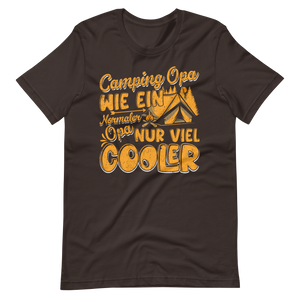 Witziges Camping Opa T-Shirt - Cooler als ein normaler Opa