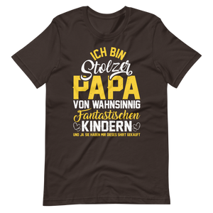 Stolzer Papa von fantastischen Kindern T-Shirt | Vatertagsgeschenk