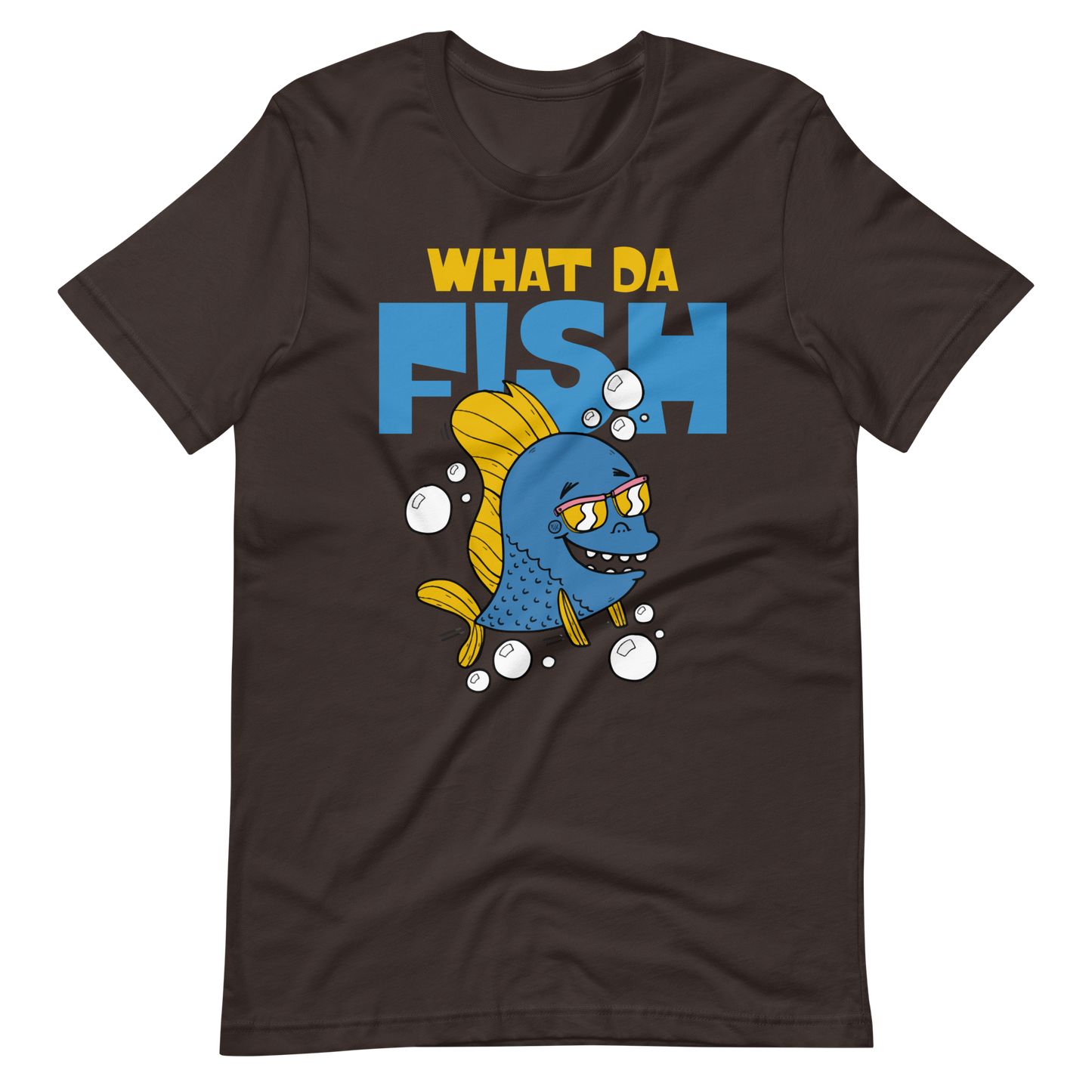 Kaufe jetzt mein lustiges T-Shirt "Lustiger Angler, was der Fisch"