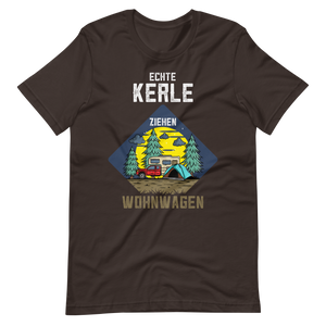 Kaufe jetzt mein T-Shirt "ECHTE Kerle ziehen Wohnwagen!"