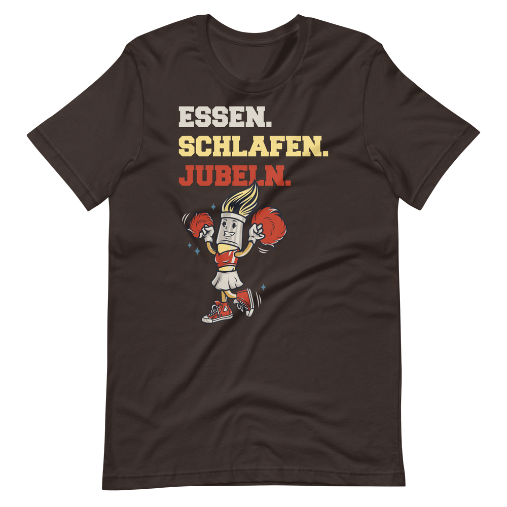 Essen Schlafen Jubeln - Cheerleading T-Shirt