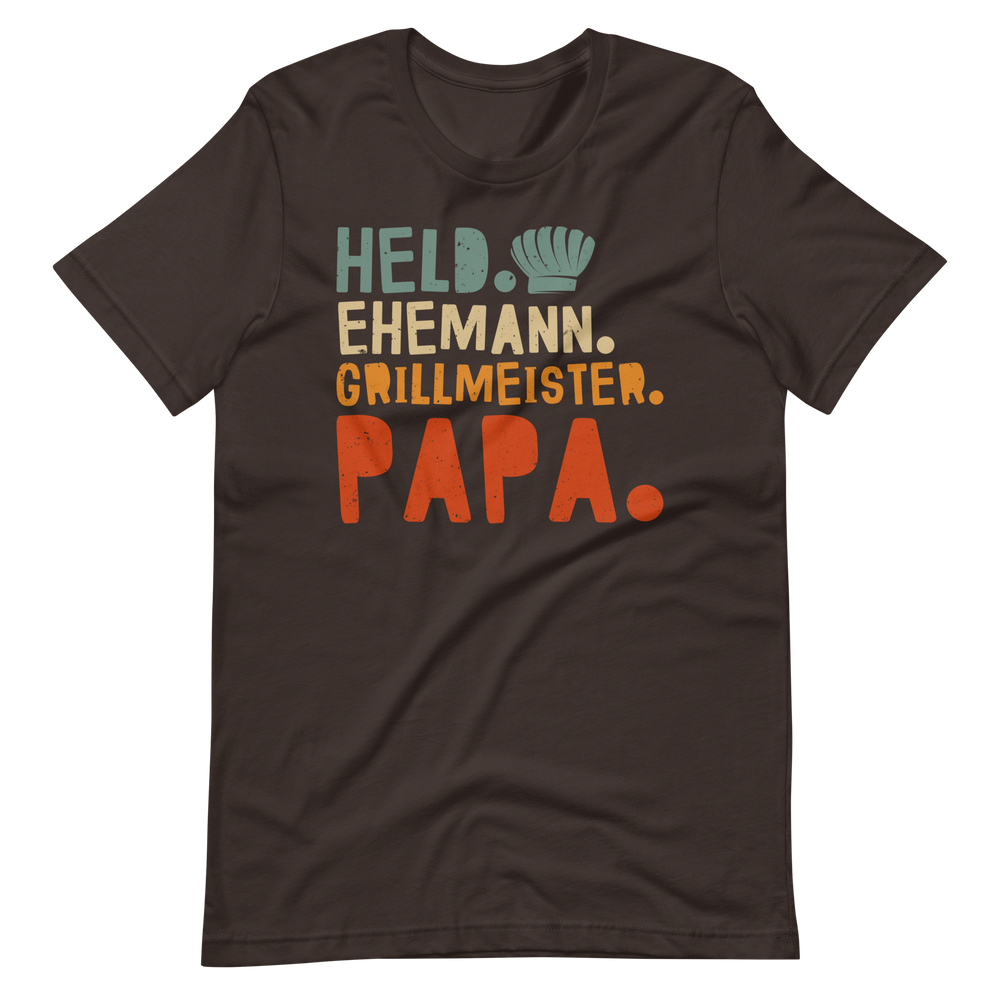 Held! Ehemann! Grillmeister! Papa! T-Shirt