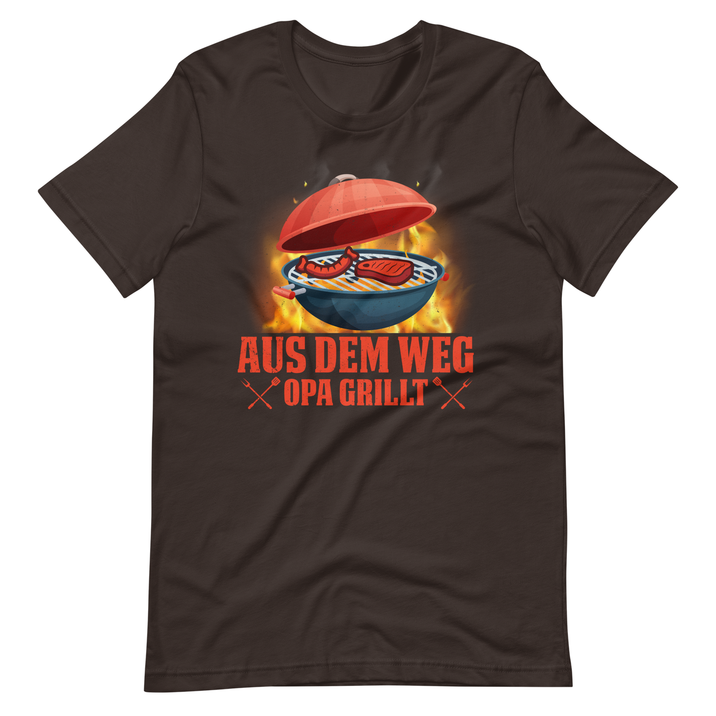 Lustiges Grill T-Shirt - OPA grillt!