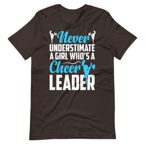 Cheerleader Shirt - Never Underestimate A Girl