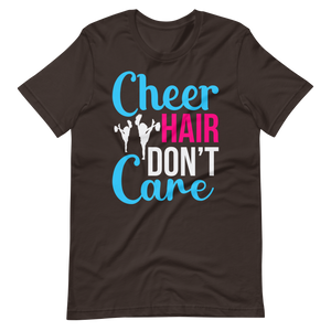 Cheer Hair Don't Care – Tolles Cheerleader Shirt