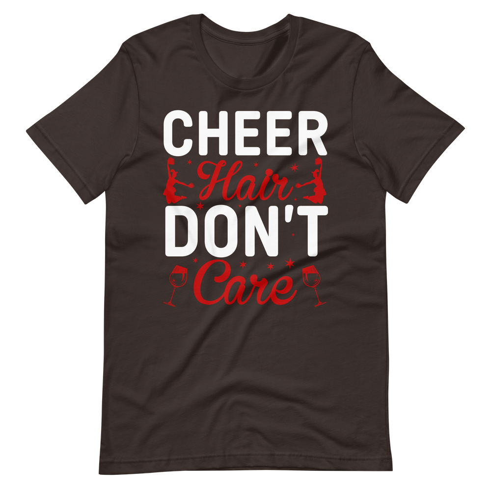 Cheer Hair Don't Care – Tolles Cheerleader Shirt