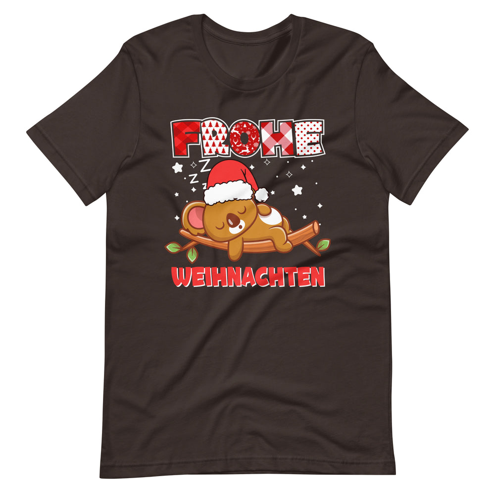 Frohe Weihnachten! Schlafmütze Design - Lustiges Weihnachtsshirt