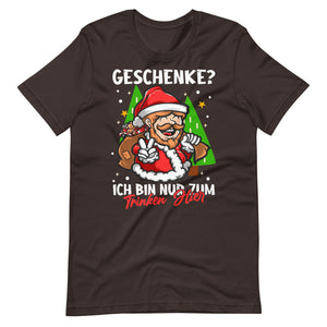 Weihnachten, hier nur zum Trinken! Lustiges Weihnachts-T-Shirt