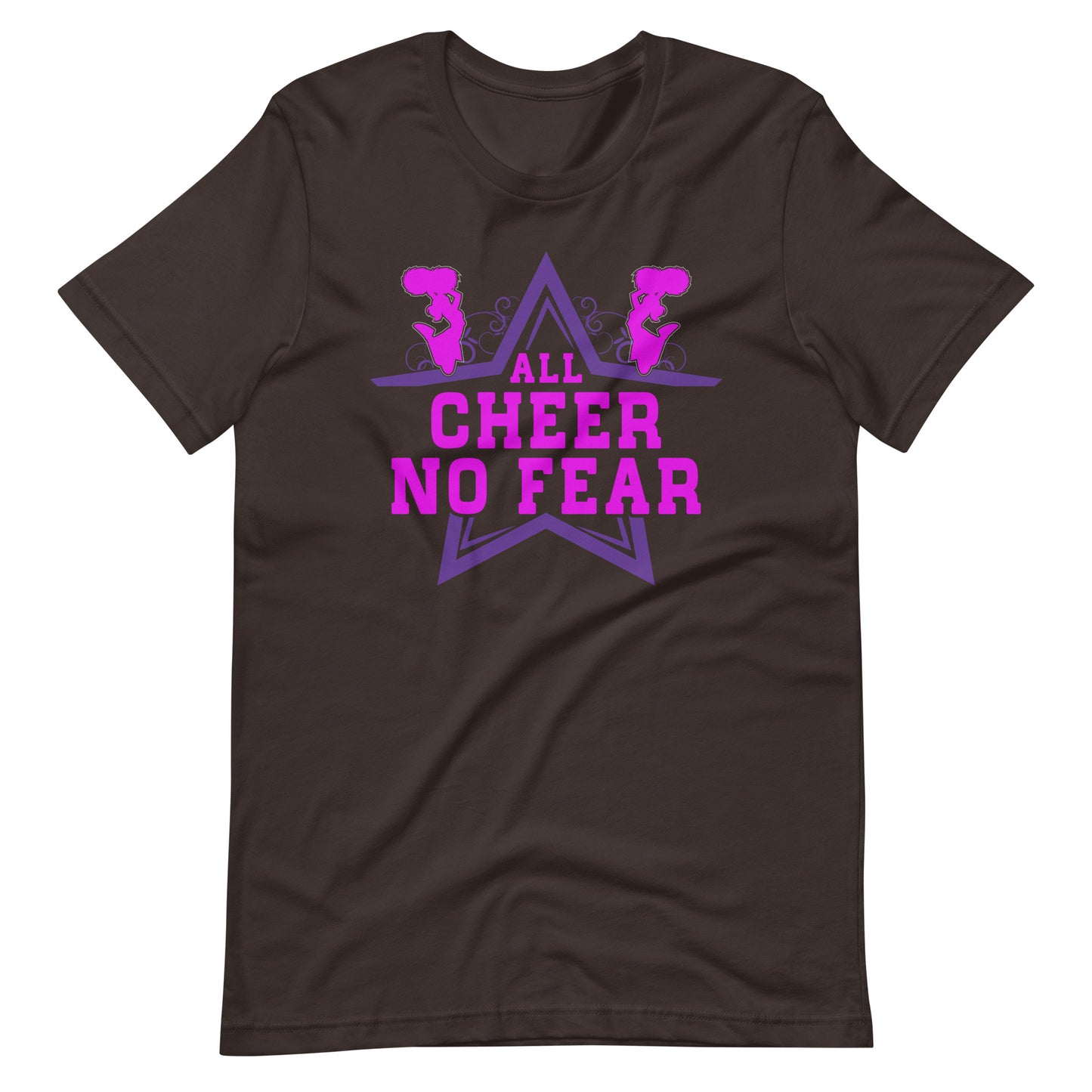 Cheerleading Leidenschaft pur! 'All Cheer, No Fear' T-Shirt für wahre Fans
