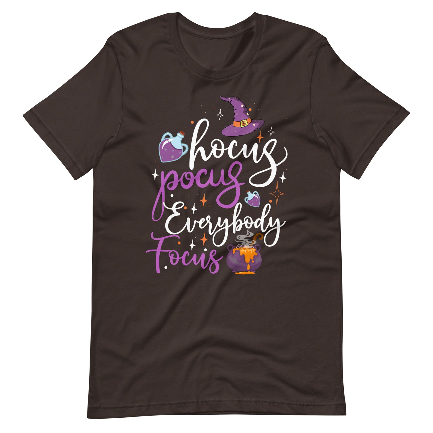 Halloween T-Shirt: Hocus Pocus, Everybody Focus - Spaßiger Gruselzauber