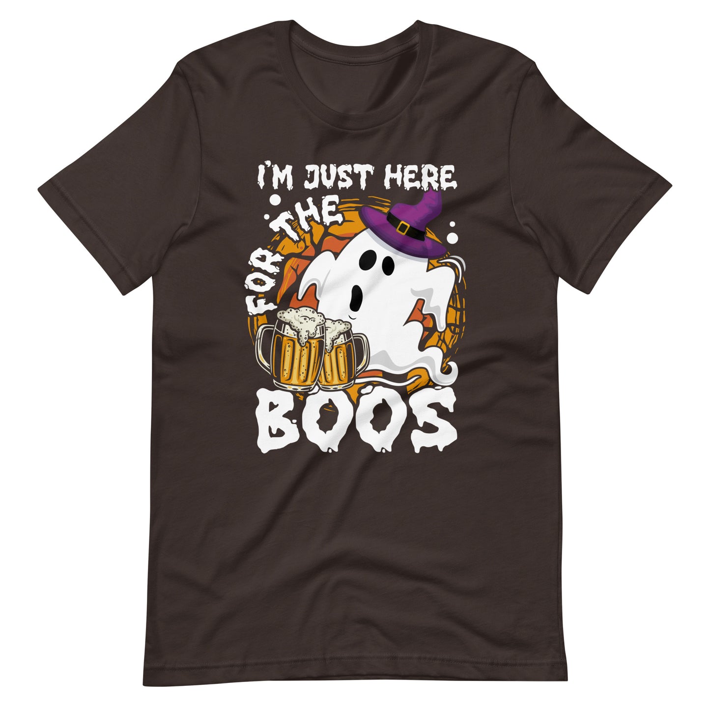 Halloween T-Shirt: I am just here for the BOOS! Lustiges Gruselshirt