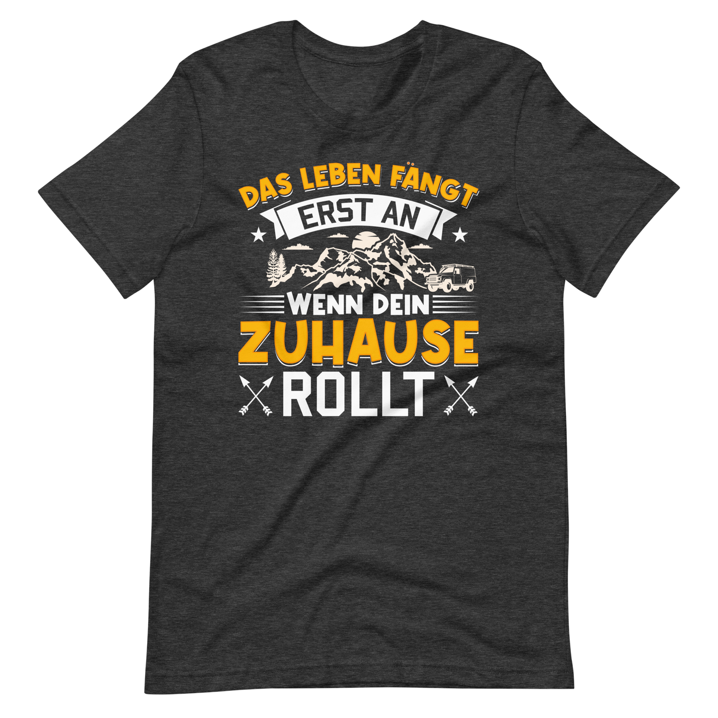 Abenteuerlustiges T-Shirt - Dein Leben auf Rädern