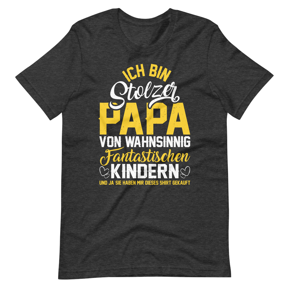 Stolzer Papa von fantastischen Kindern T-Shirt | Vatertagsgeschenk