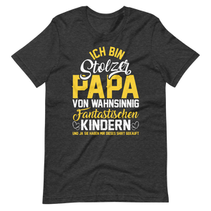 Stolzer Papa von fantastischen Kindern T-Shirt | Vatertagsgeschenk