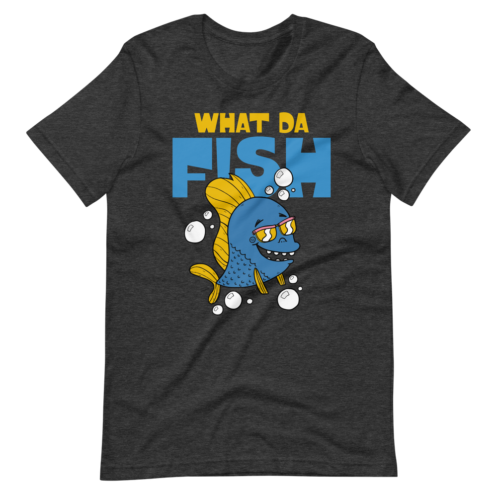 Kaufe jetzt mein lustiges T-Shirt "Lustiger Angler, was der Fisch"