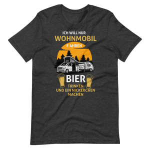 Kaufe jetzt mein T-Shirt "Campen, Bier, Nickerchen!"