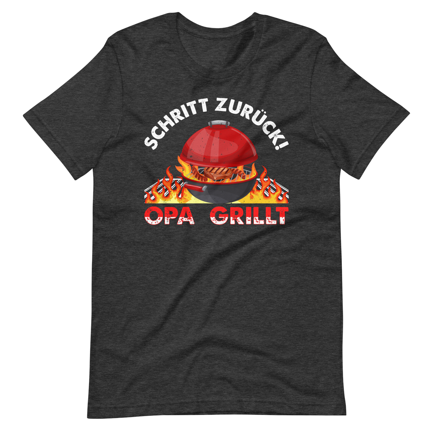 Schritt zurück! OPA grillt T-Shirt