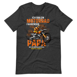 Motocross Papa T-Shirt | Cooler Spruch für Väter | Lustiges Geschenk