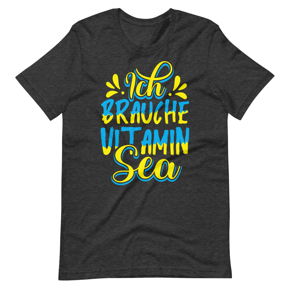 Lustiges T-Shirt "Vitamin SEA!" für Strandliebhaber | Baumwollqualität