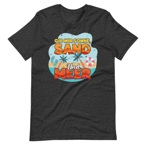 Lustiges T-Shirt "Sonne, Sand, Meer!" für den Sommer | Trendiger Look