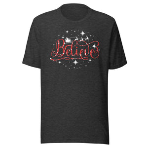 Glaube an Weihnachten - Inspirierendes T-Shirt für die festliche Jahreszeit