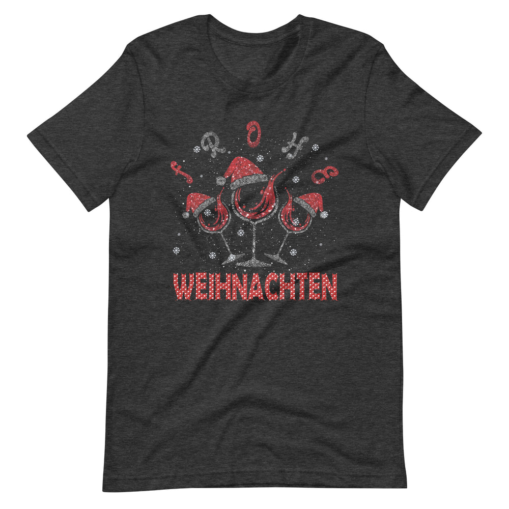 Frohe Weihnachten! Weinliebhaber - Lustiges Weihnachtsshirt für Genießer