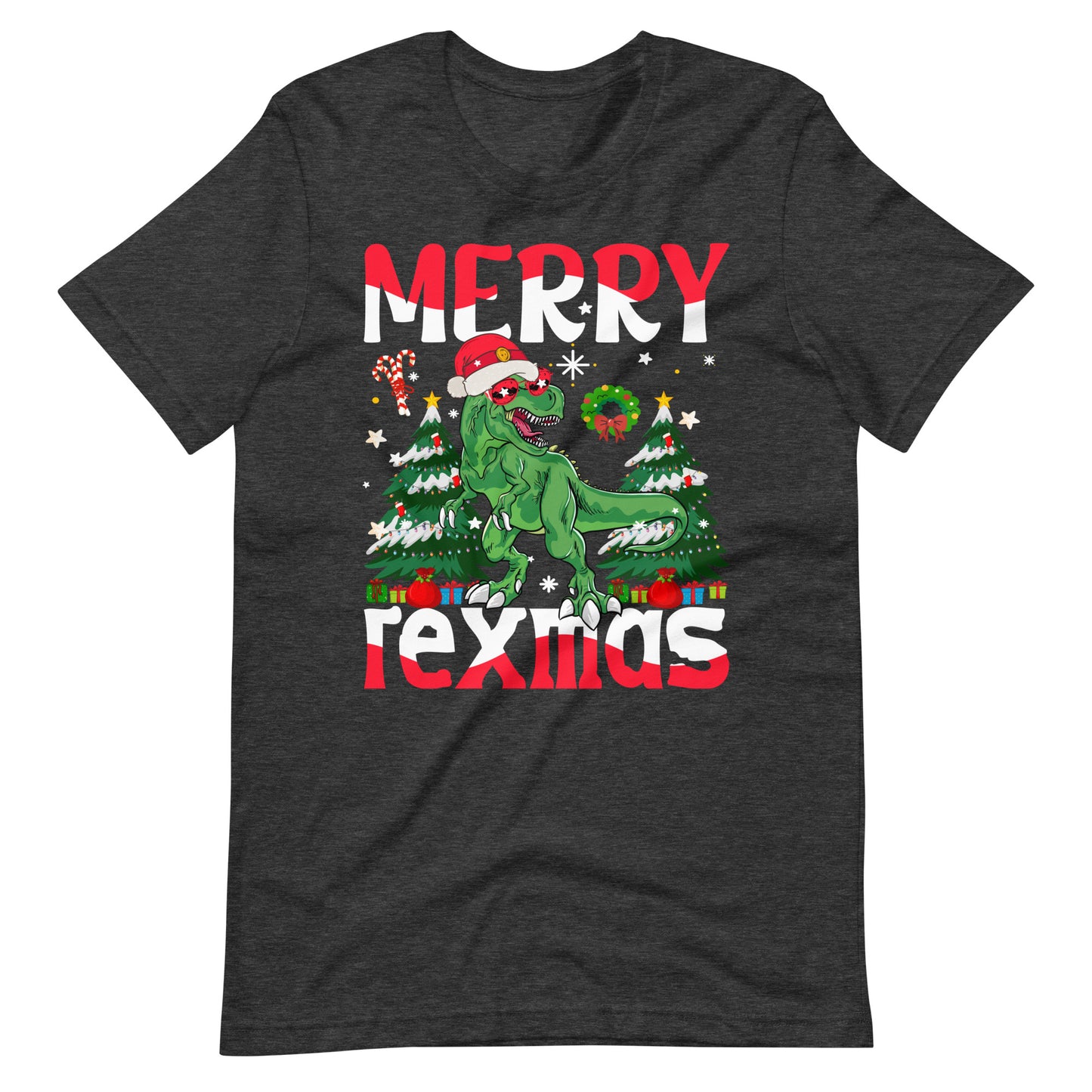 Merry Rexmas Christmas - Dino Weihnachten T-Shirt