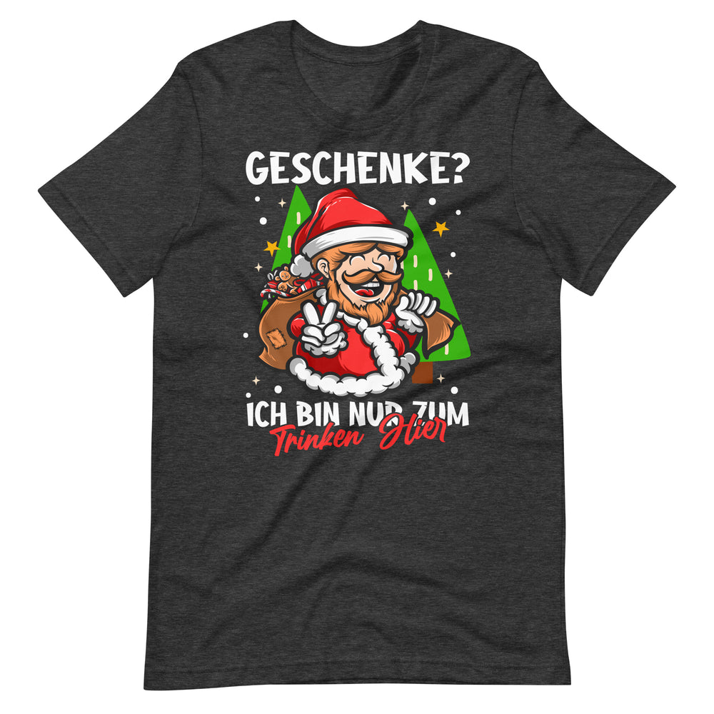 Weihnachten, hier nur zum Trinken! Lustiges Weihnachts-T-Shirt