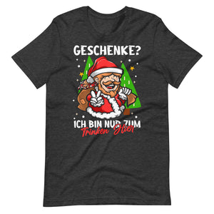 Weihnachten, hier nur zum Trinken! Lustiges Weihnachts-T-Shirt