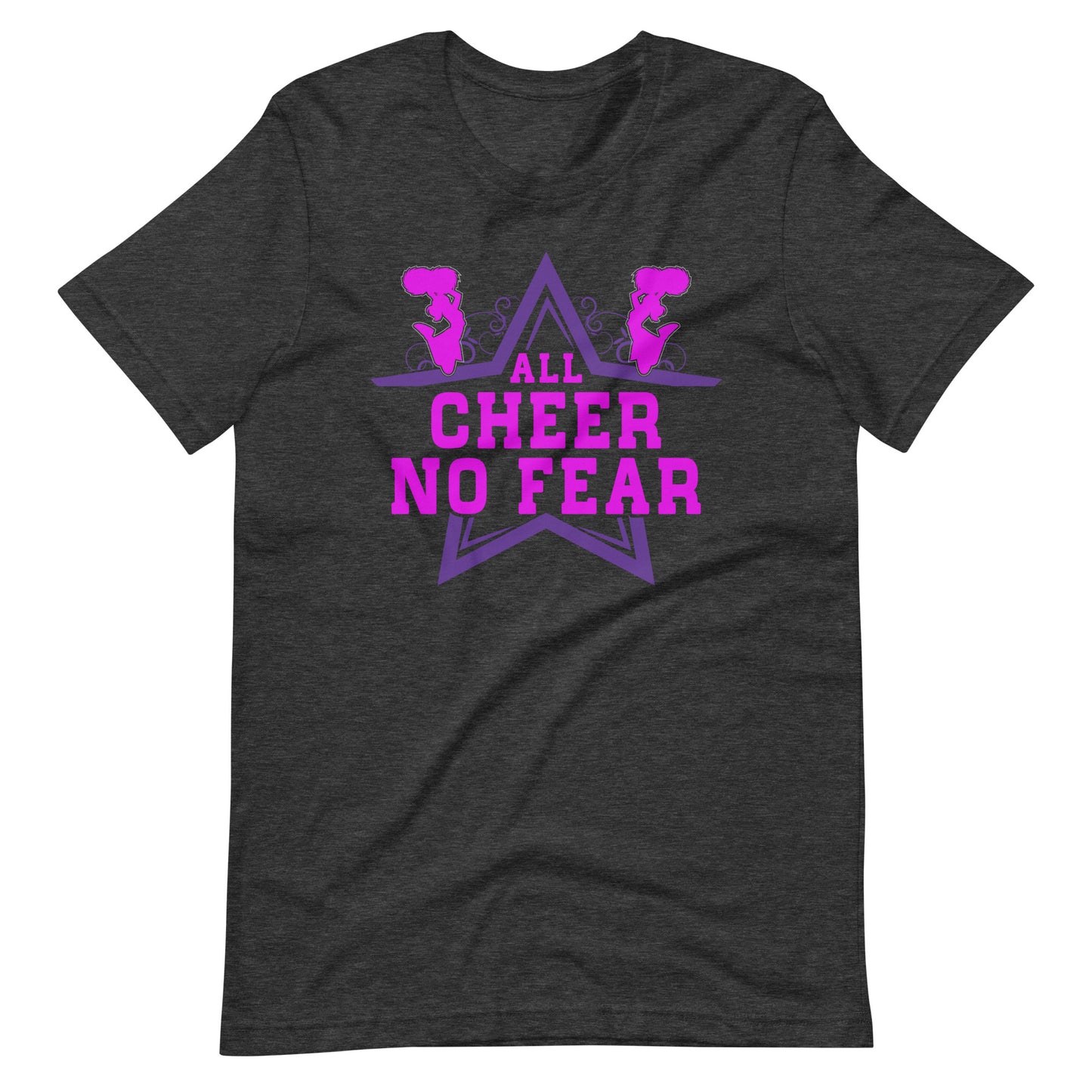 Cheerleading Leidenschaft pur! 'All Cheer, No Fear' T-Shirt für wahre Fans