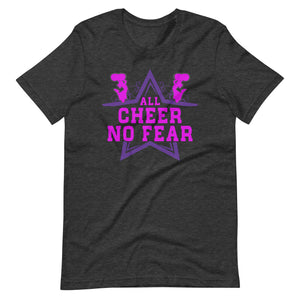 Cheerleading Leidenschaft pur! 'All Cheer, No Fear' T-Shirt für wahre Fans