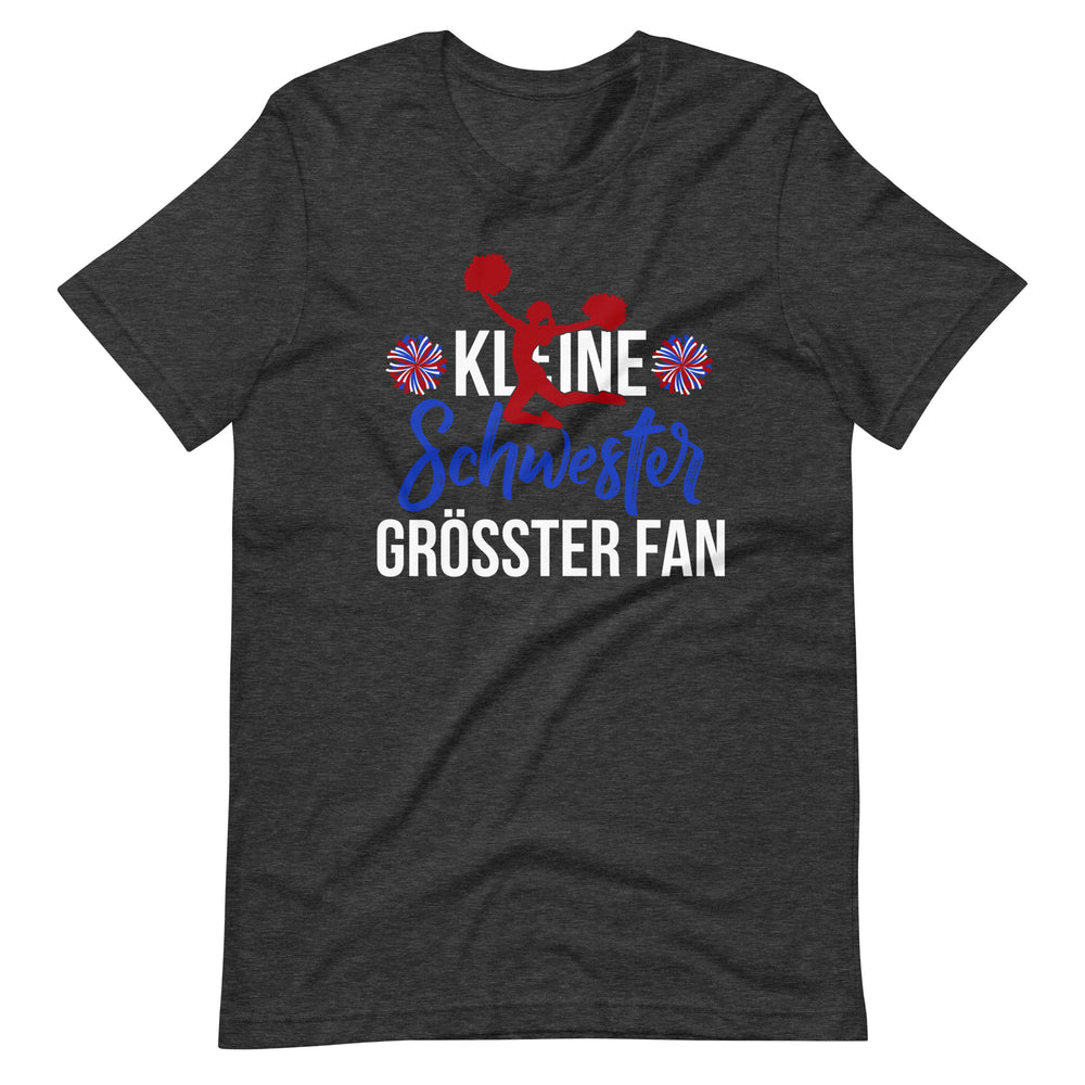 Kleine Schwester, größter Fan - Cheerleading T-Shirt