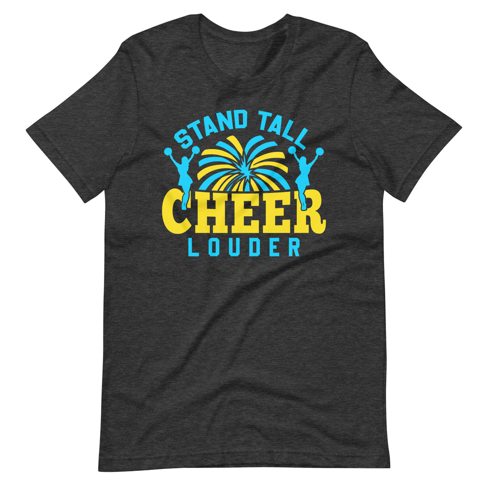 Steh groß, jubel lauter: T-Shirt mit inspirierendem Cheerleader-Spruch für Selbstbewusstsein