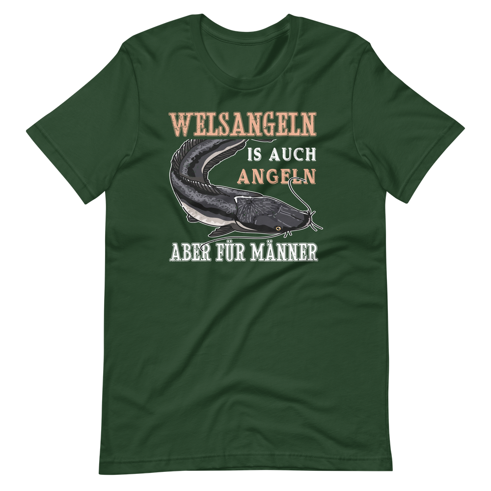 Welsangeln - viel cooler als Angeln T-Shirt | Angelshirt für Fischer