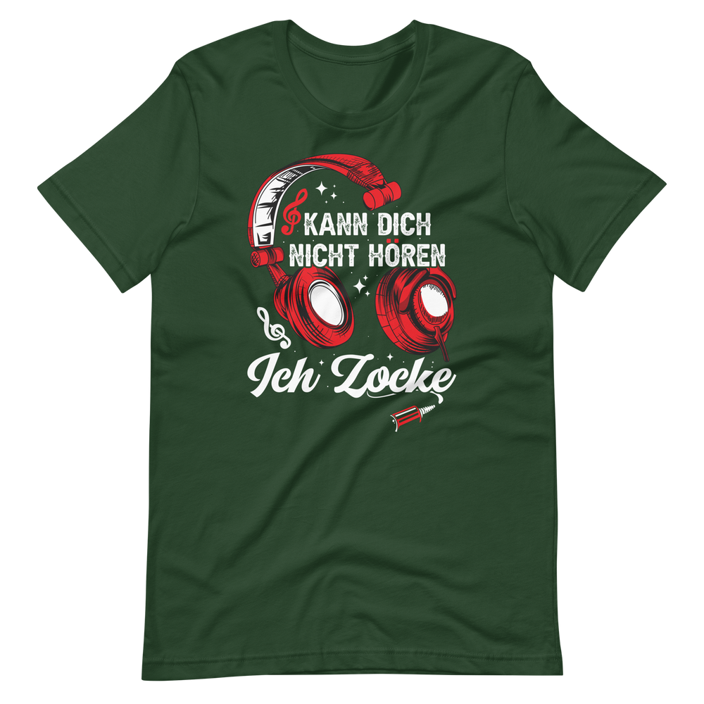 Kann dich nicht hören! ICH ZOCKE! T-Shirt für Gamer